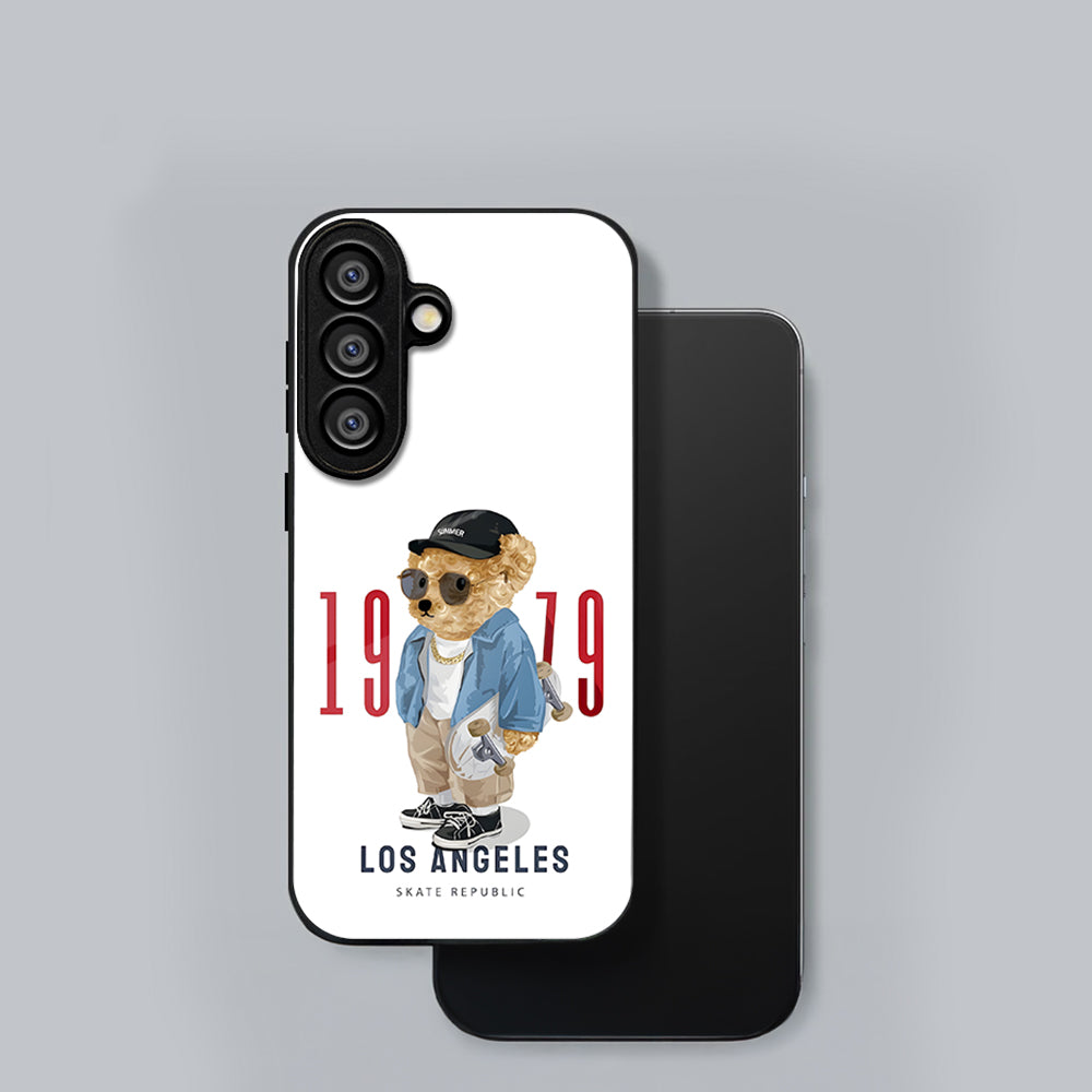 Samsung Galaxy A56 5G Premium Acrylic Shockproof Glass Back Case (Los Angeles)