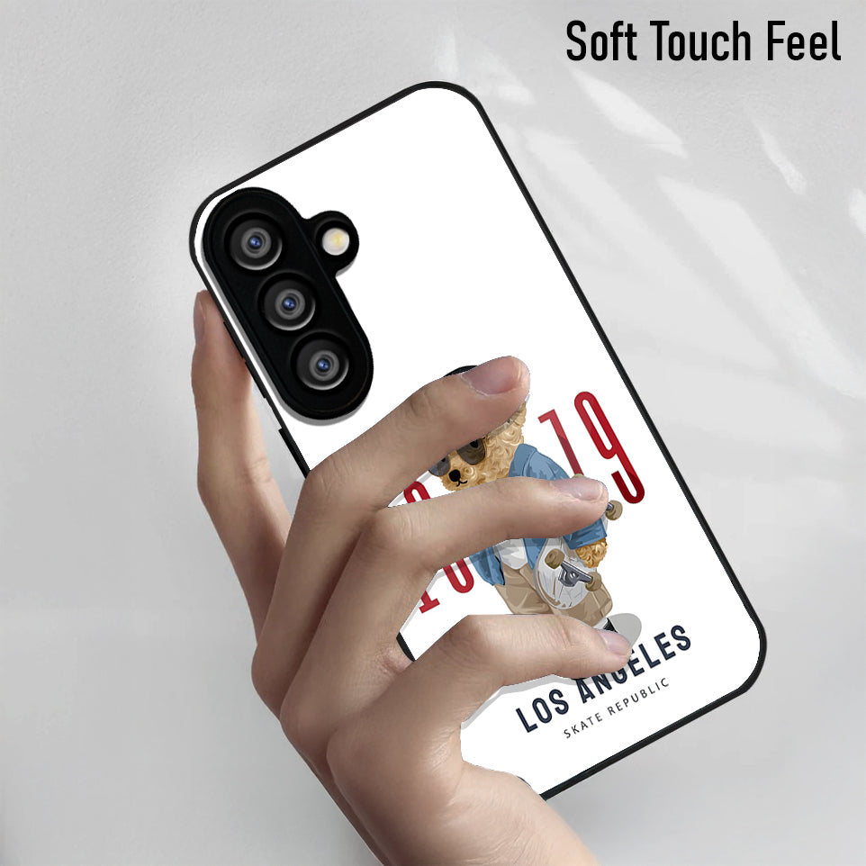 Samsung Galaxy A56 5G Premium Acrylic Shockproof Glass Back Case (Los Angeles)