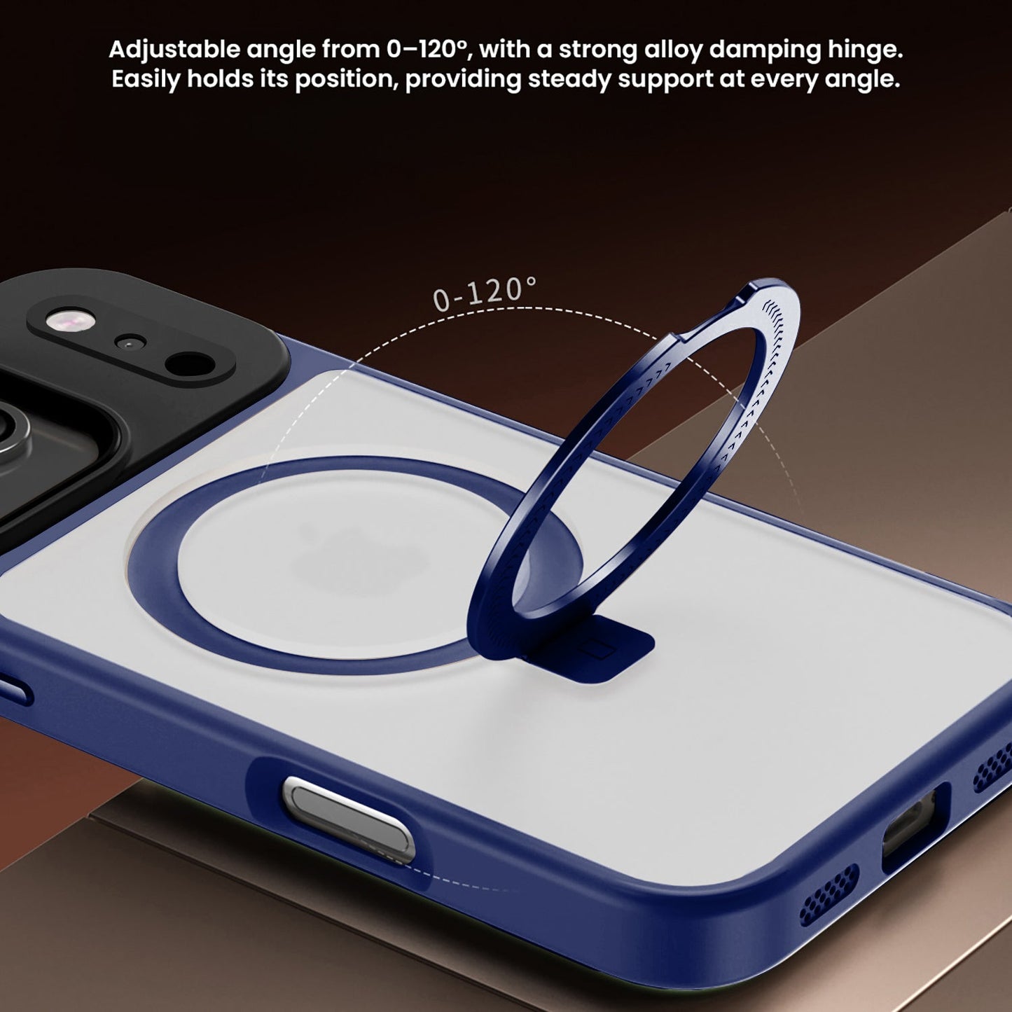 iPhone 17 Pro & 17 Pro Max Magnetic Defender Ring Stand Magsafe Case
