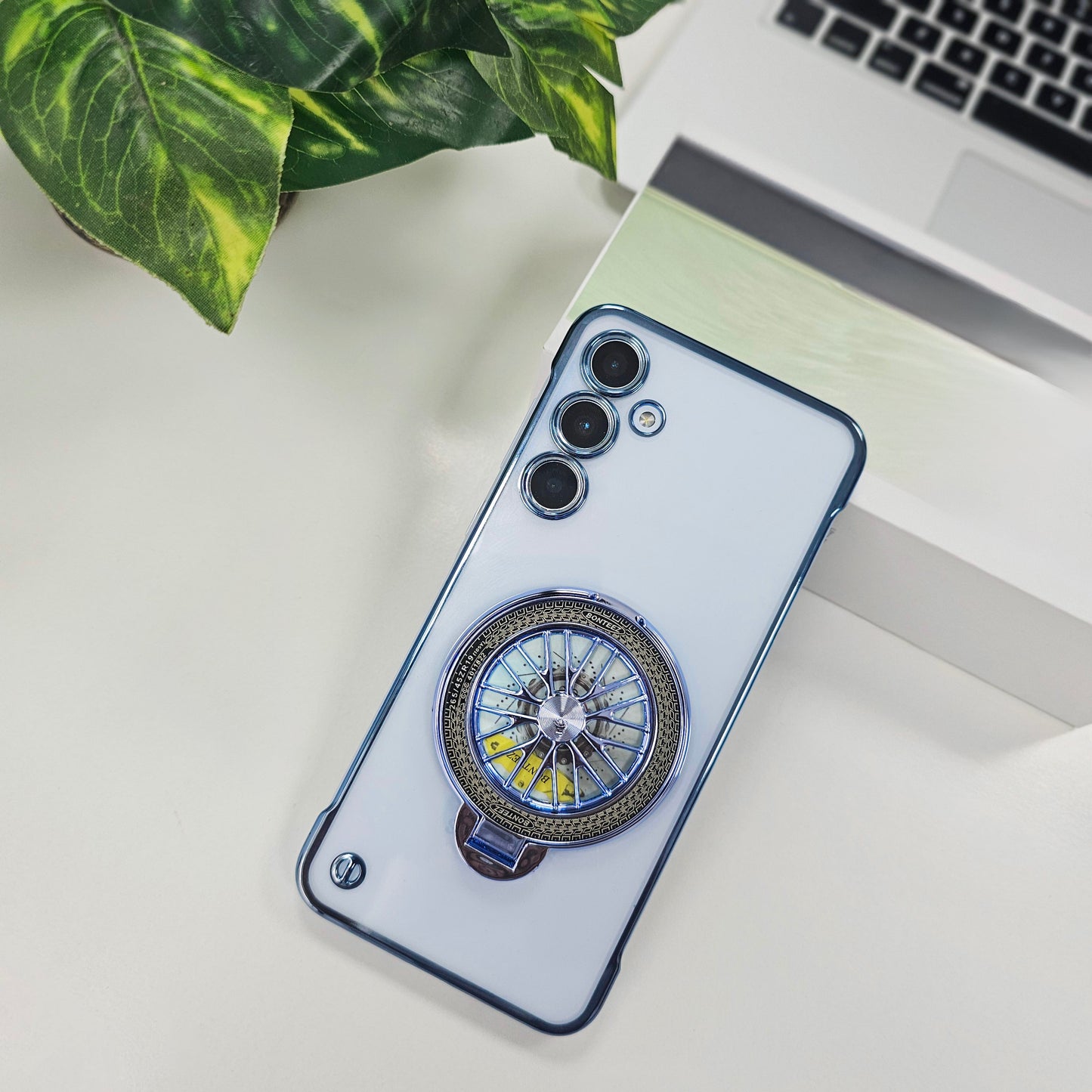 Samsung Galaxy S23 5G Porsche® Wheel Frameless Case