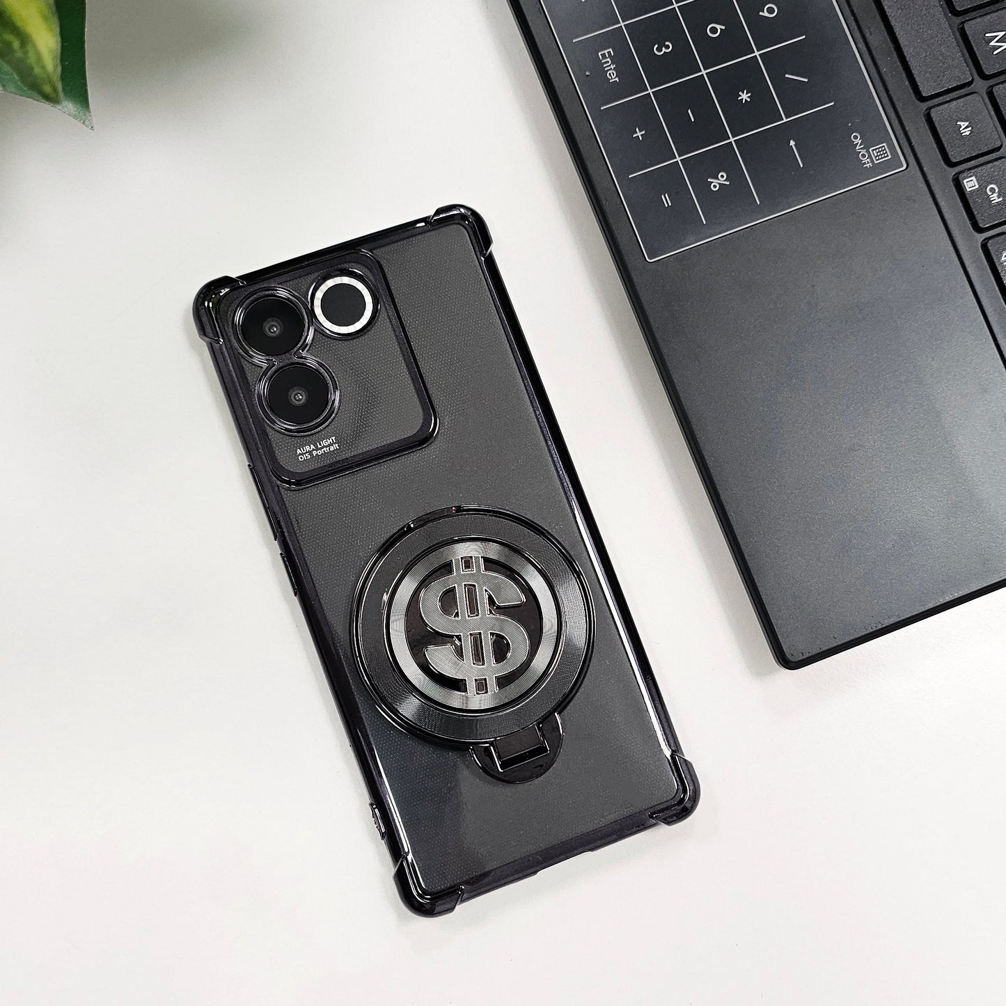 Vivo T2 Pro 5G Four Corner Airbags 100% Original Astro Money Magnet Rotating Dollar Case