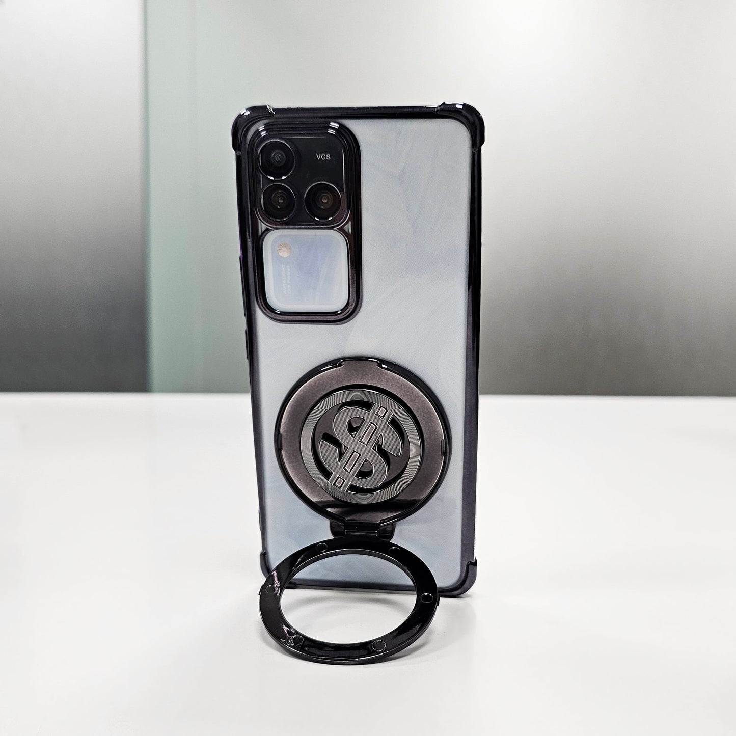 Vivo V30 Pro 5G Four Corner Airbags 100% Original Astro Money Magnet Rotating Dollar Case