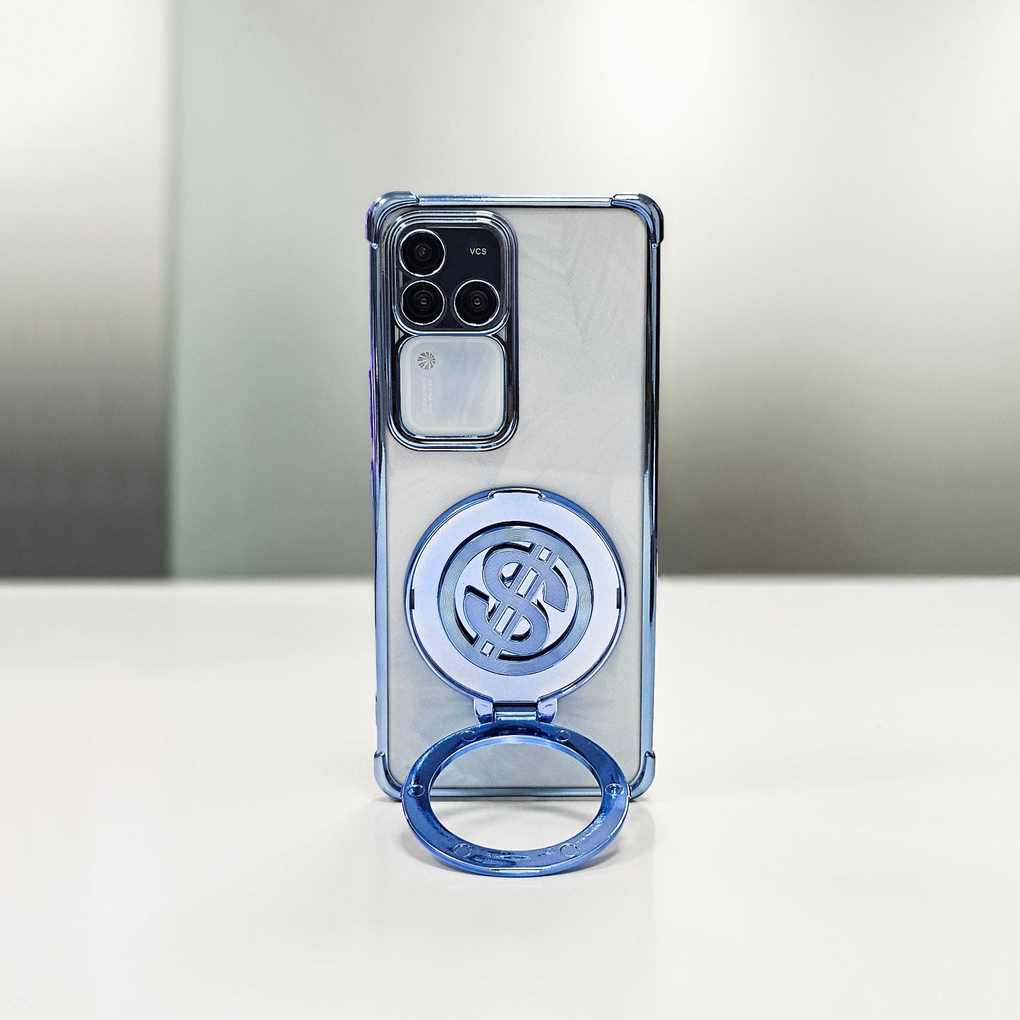Vivo V30 Pro 5G Four Corner Airbags 100% Original Astro Money Magnet Rotating Dollar Case