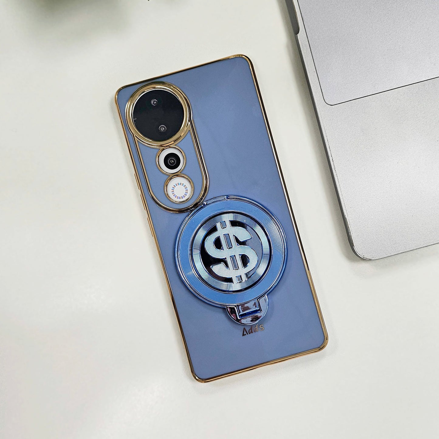 Vivo V40 Pro 5G Luxury Silicone Money Magnet Rotating Dollar Case