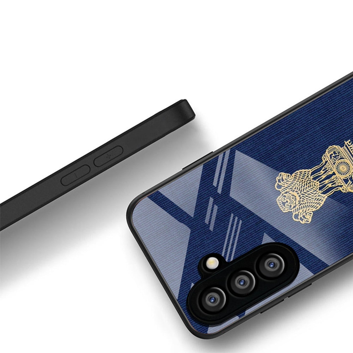 Samsung Galaxy A36 Premium Acrylic Shockproof Glass Back Case (Nation Pride)