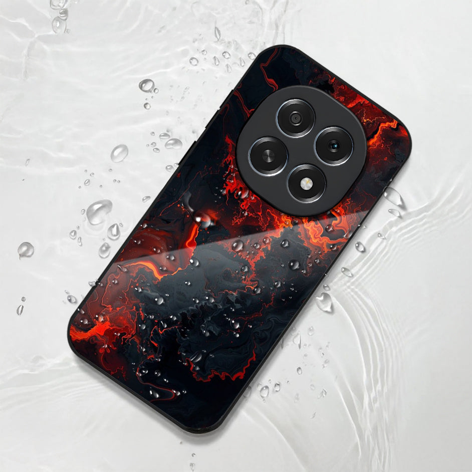 Oppo F29 Pro 5G Premium Acrylic Shockproof Glass Back Case (Lava)