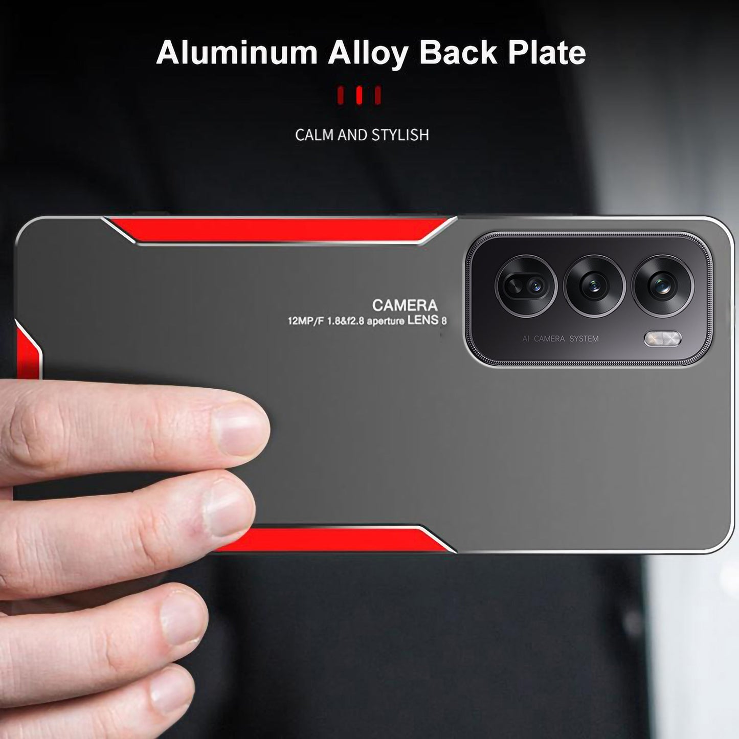 Oppo Reno 12 5G Luxury Aluminium Metal Frame Protective Case