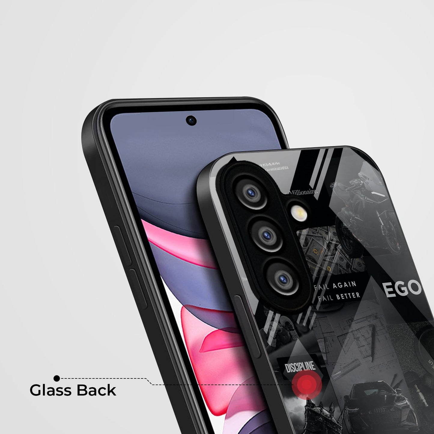 Samsung Galaxy A36 Premium Acrylic Shockproof Glass Back Case (New Era)