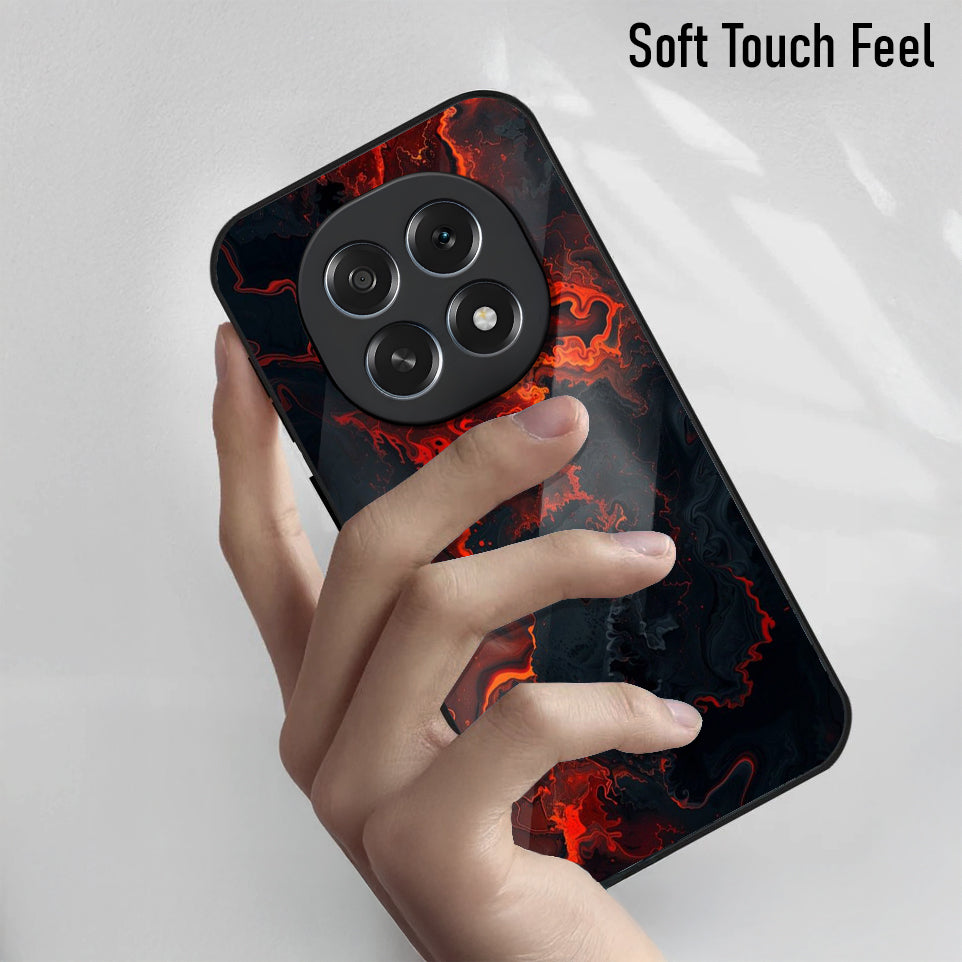 Oppo F29 Pro 5G Premium Acrylic Shockproof Glass Back Case (Lava)