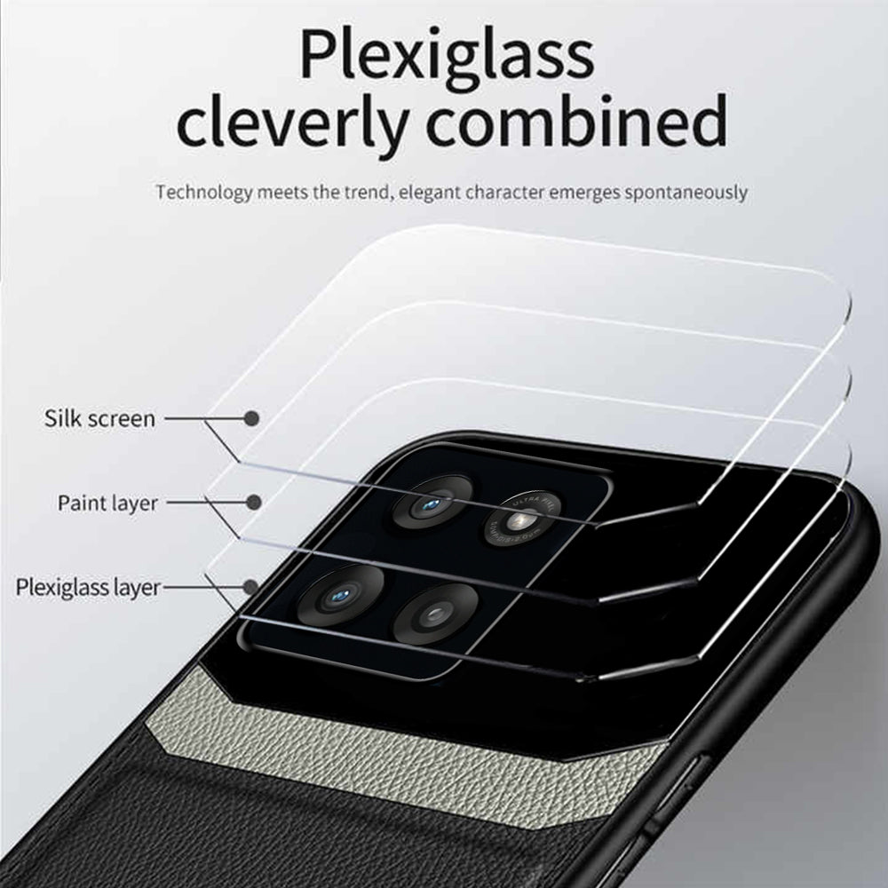 Motorola Edge 60 Stylus 5G Premium Leather Lens Protective Case
