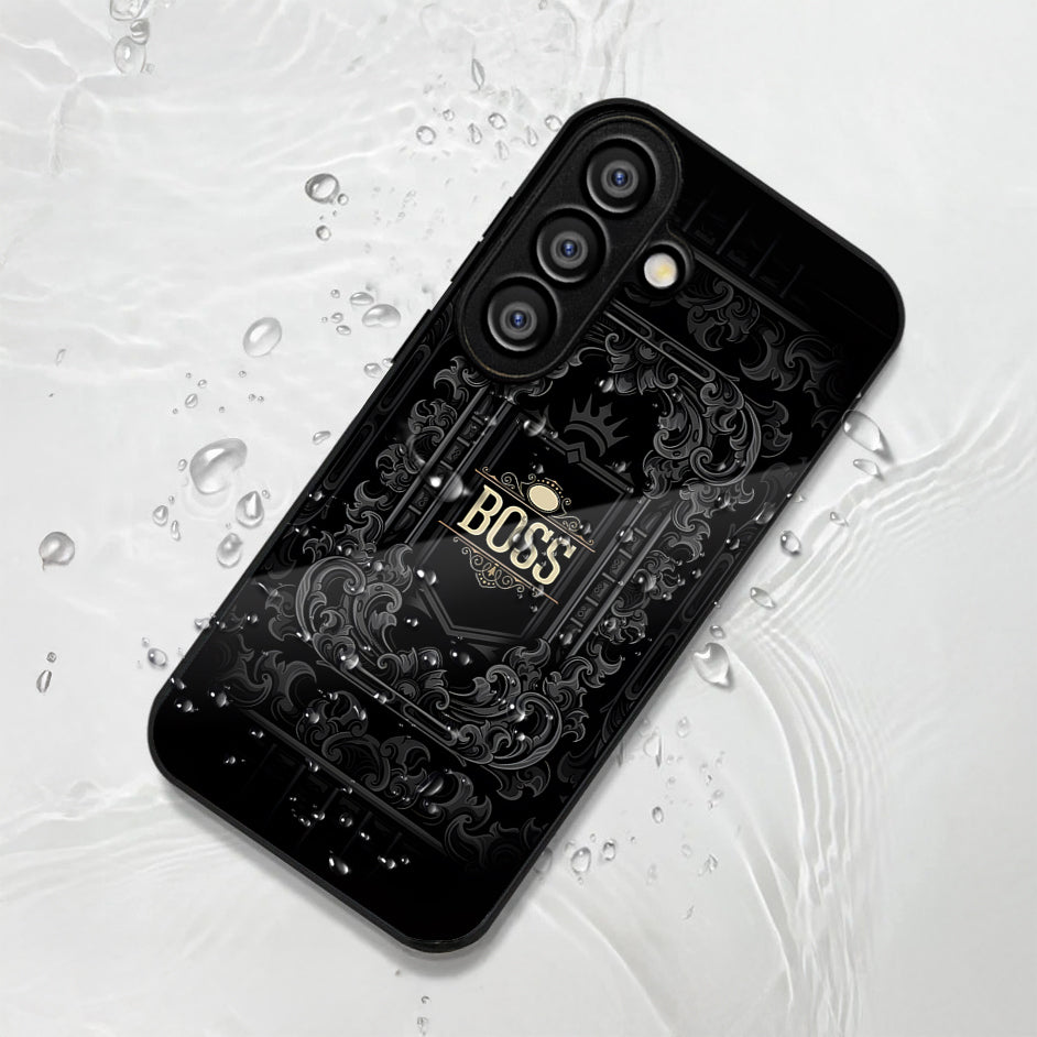 Samsung Galaxy A56 5G Premium Acrylic Shockproof Glass Back Case (Boss)