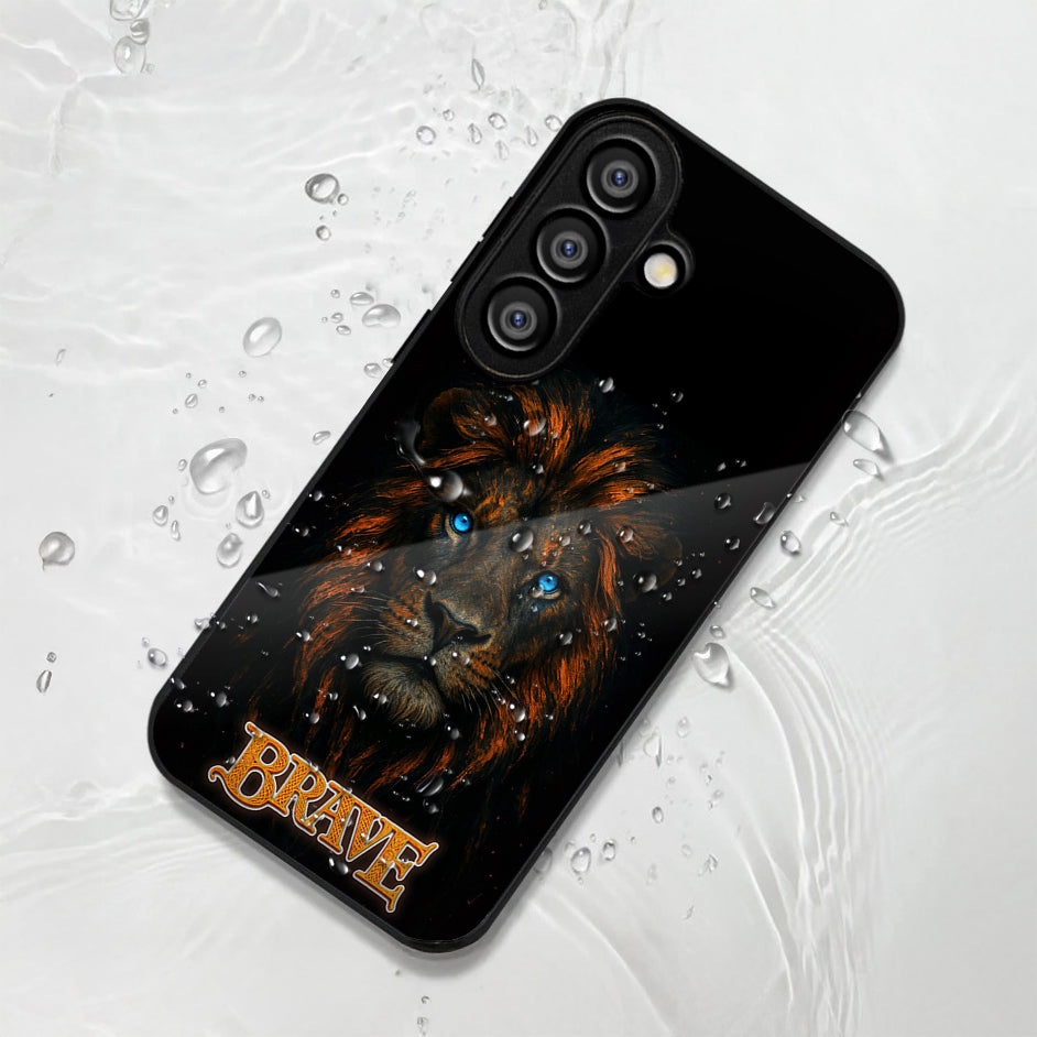 Samsung Galaxy A56 5G Premium Acrylic Shockproof Glass Back Case (Brave)