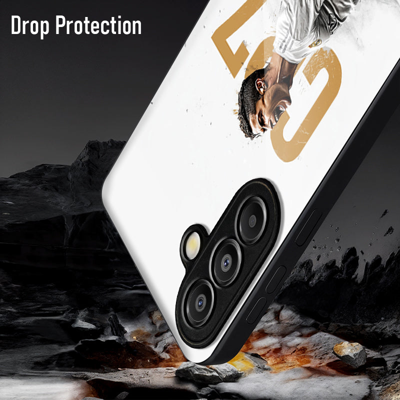 Samsung Galaxy A56 5G Premium Acrylic Shockproof Glass Back Case (CR_7)