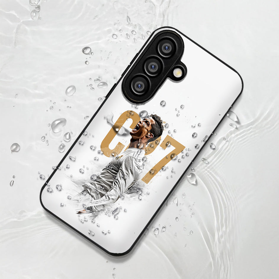 Samsung Galaxy A56 5G Premium Acrylic Shockproof Glass Back Case (CR_7)
