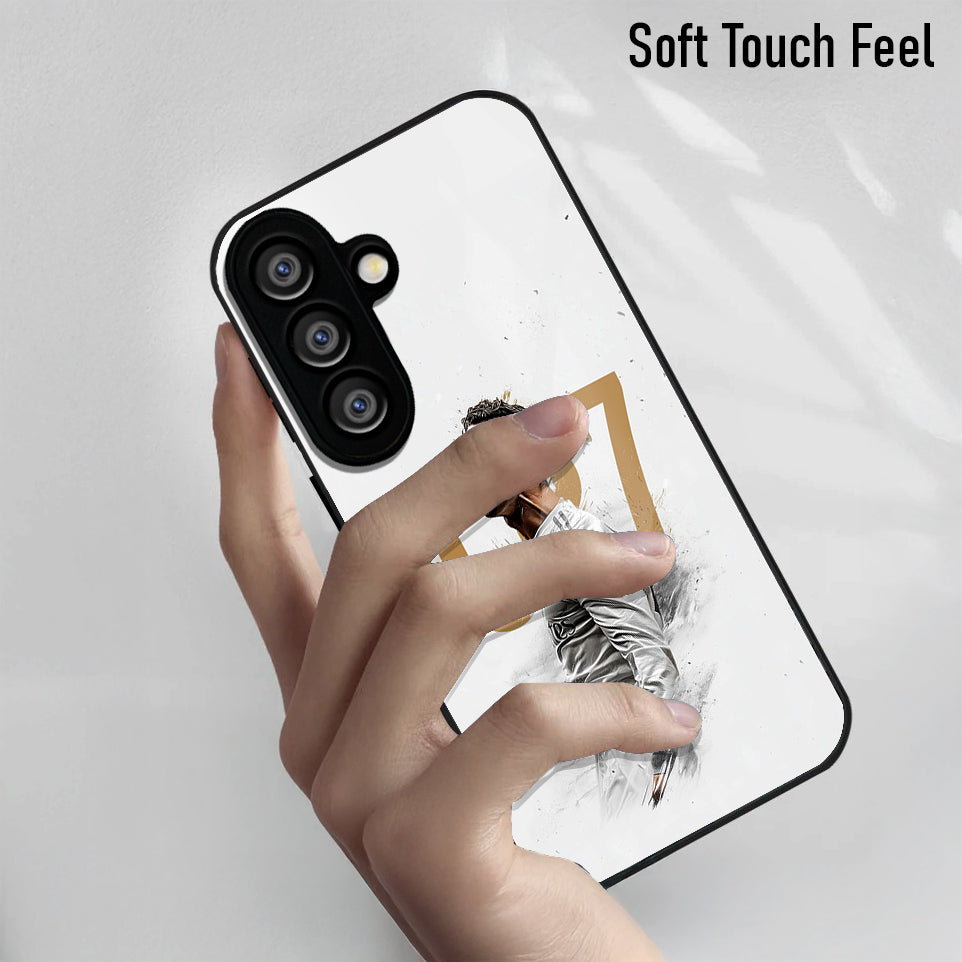 Samsung Galaxy A56 5G Premium Acrylic Shockproof Glass Back Case (CR_7)