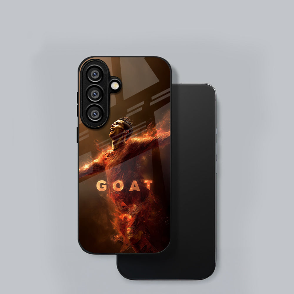 Samsung Galaxy A36 5G Premium Acrylic Shockproof Glass Back Case (GOAT CR)