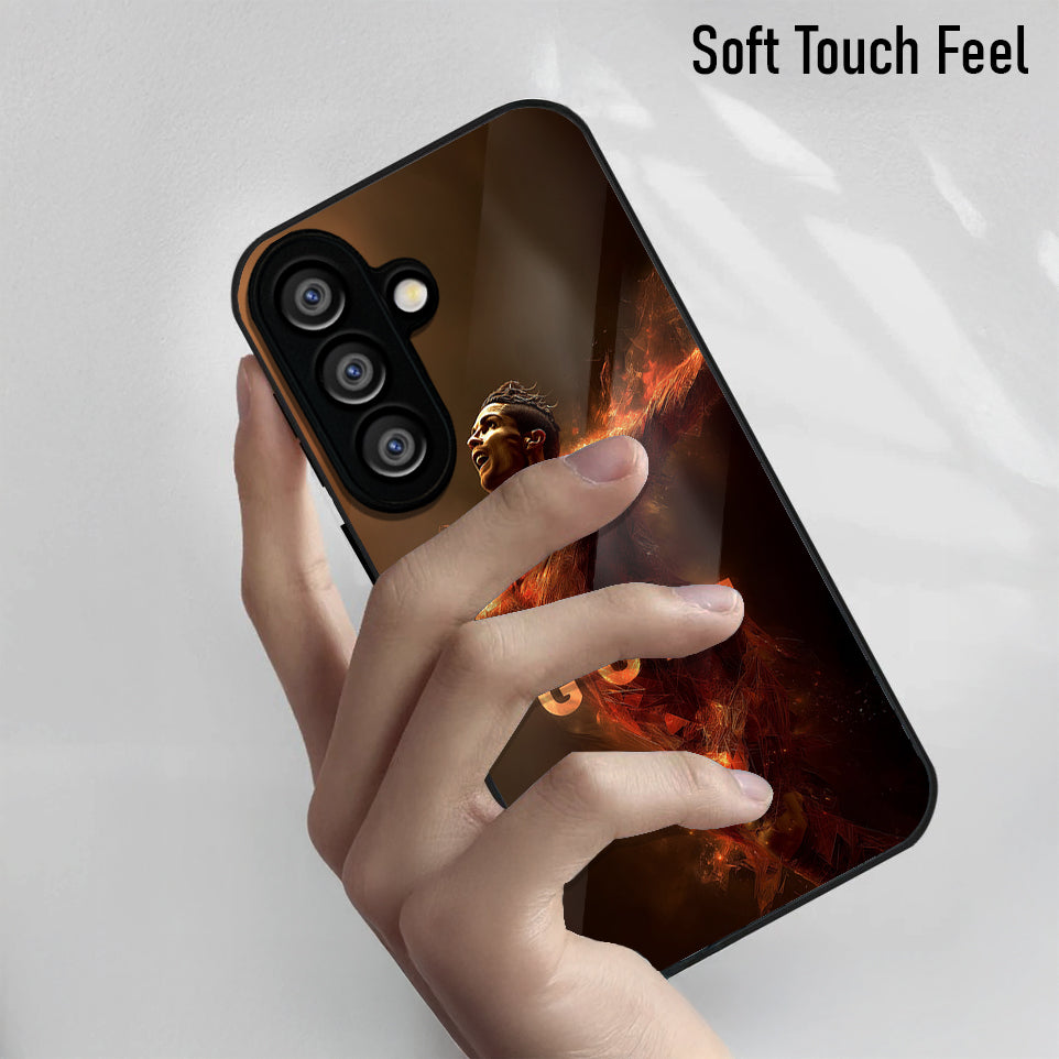 Samsung Galaxy A36 5G Premium Acrylic Shockproof Glass Back Case (GOAT CR)