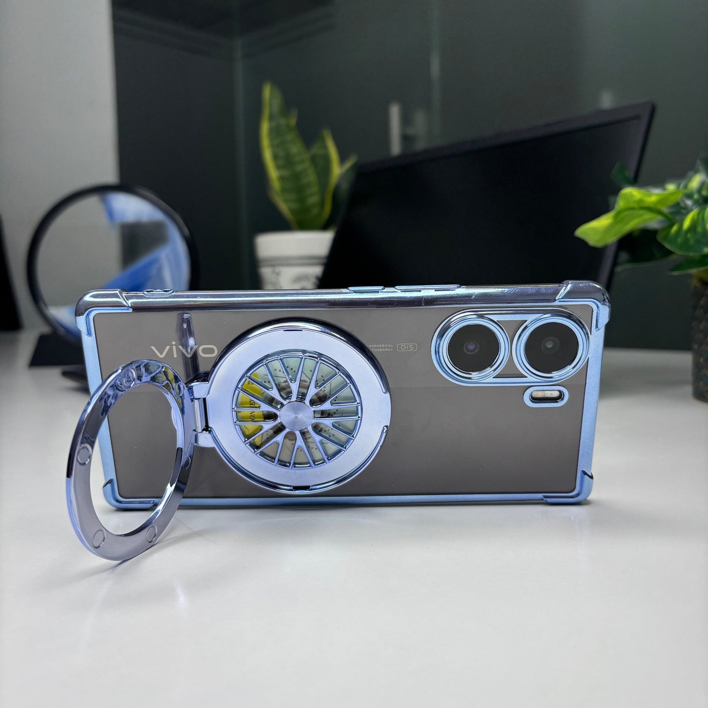 Vivo V29e 5G Premium Stress Buster Wheel Rotating Shockproof Airbags Case