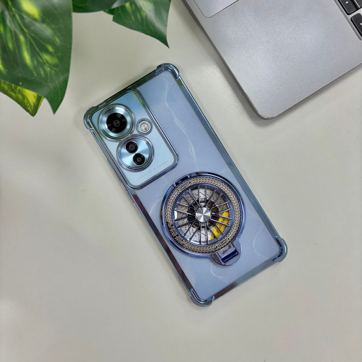 Oppo Reno11 F 5G Premium Stress Buster Wheel Rotating Shockproof Airbags Case