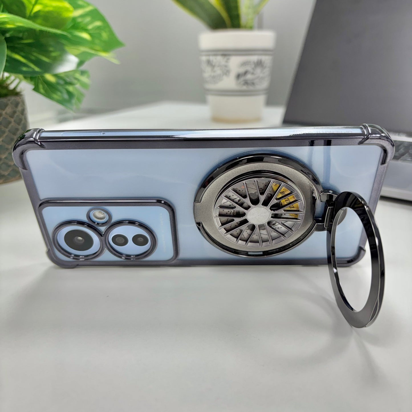 Oppo Reno11 F 5G Premium Stress Buster Wheel Rotating Shockproof Airbags Case