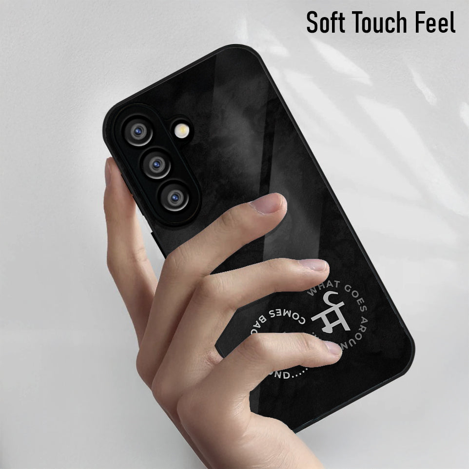 Samsung Galaxy A36 5G Premium Acrylic Shockproof Glass Back Case (Karma)