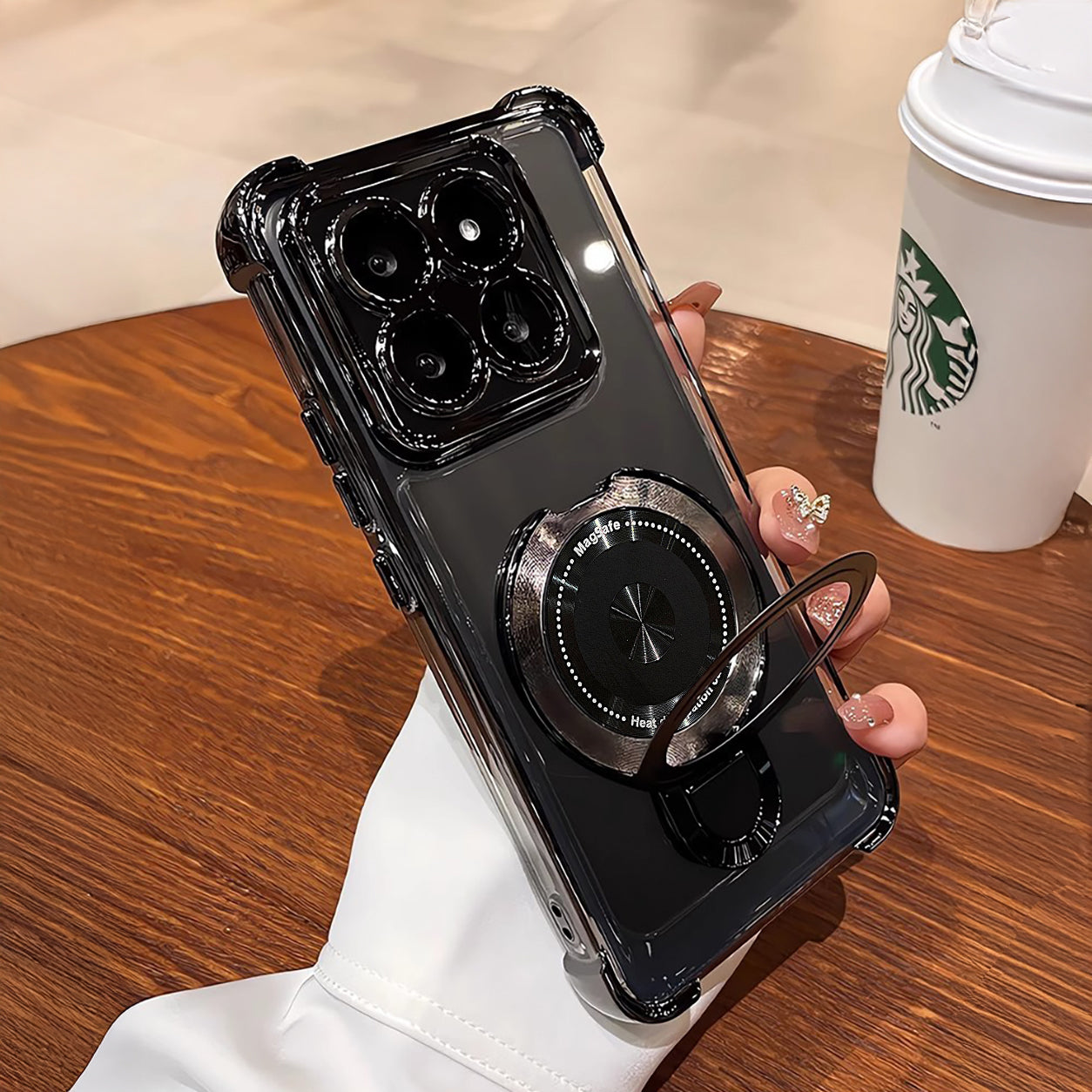 black metallic Motorola edge 60 fusion 5g Cover