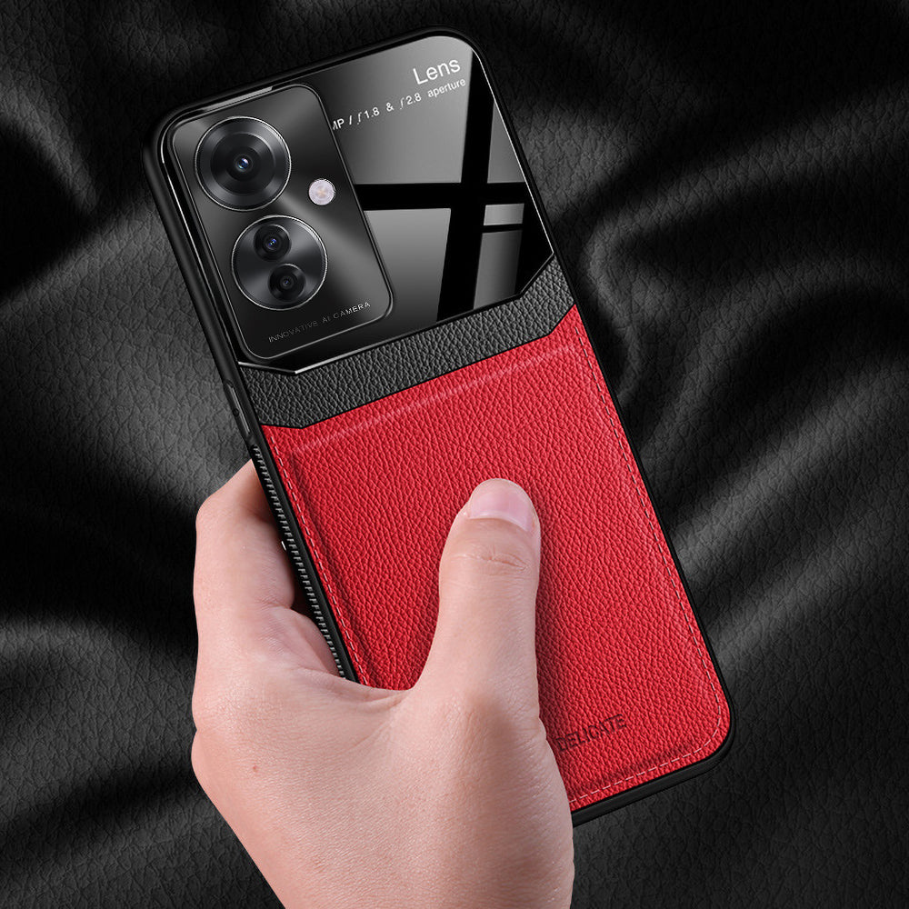 Oppo Reno11 F 5G Premium Leather Lens Protective Case