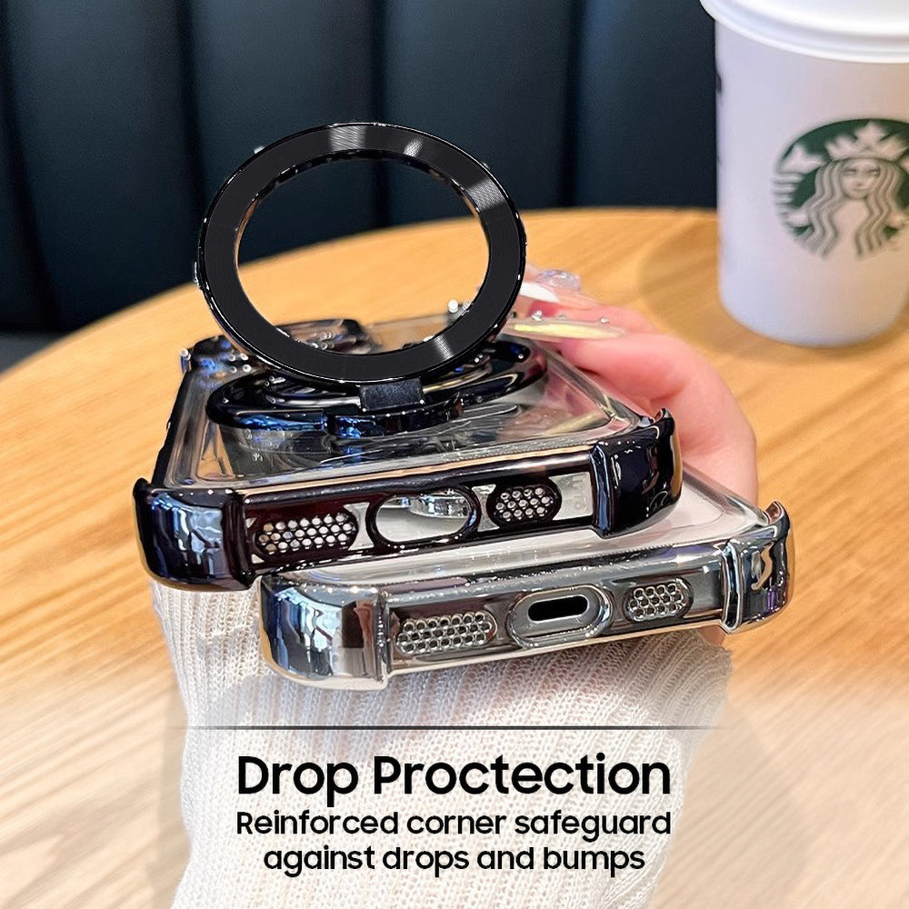 OPPO F27 PRO 5G Four Corner Airbags 100% Original Astro Money Magnet Rotating Dollar Case