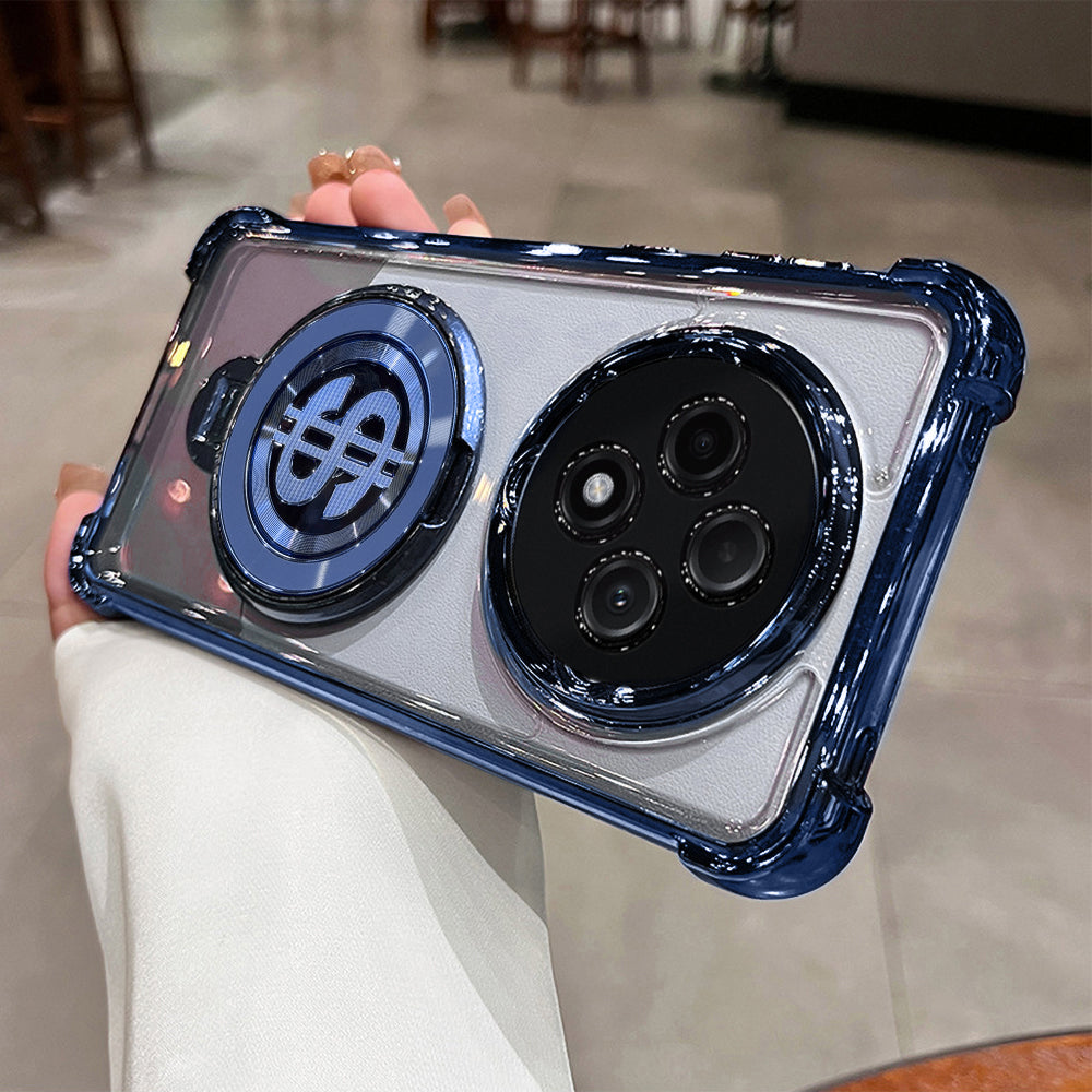 OPPO F27 PRO 5G Four Corner Airbags 100% Original Astro Money Magnet Rotating Dollar Case
