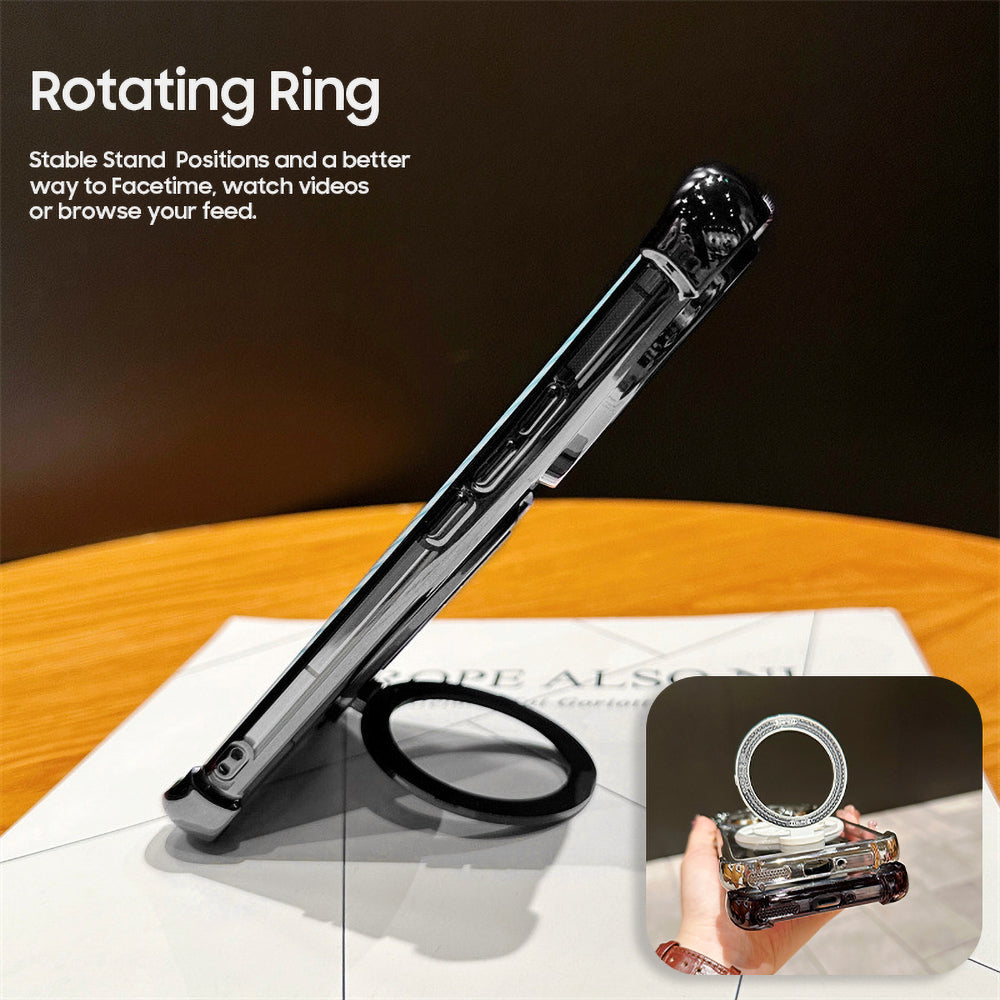 Redmi Note 14 Pro 5G Premium Stress Buster Wheel Rotating Shockproof Airbags Case