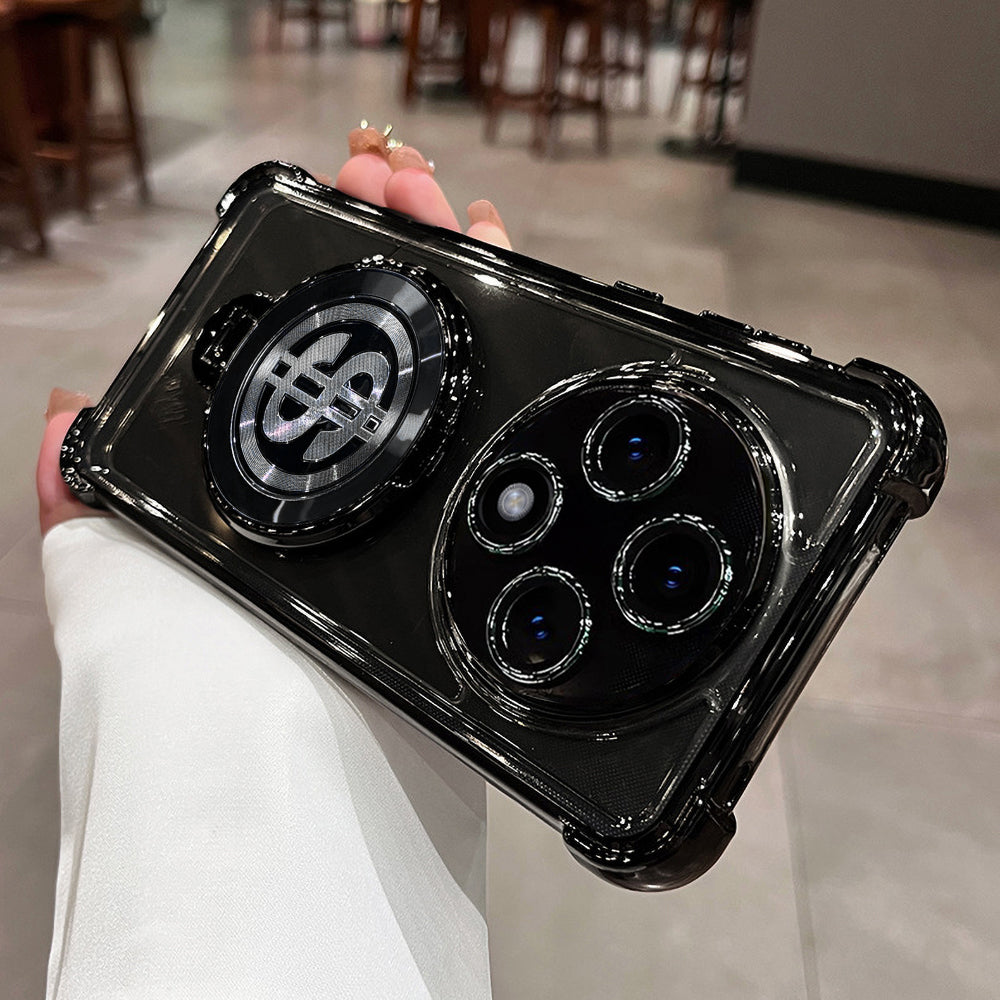 OPPO F27 PRO 5G Four Corner Airbags 100% Original Astro Money Magnet Rotating Dollar Case