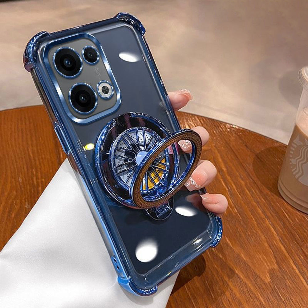 Oppo Reno13 5G Premium Stress Buster Wheel Rotating Shockproof Airbags Case