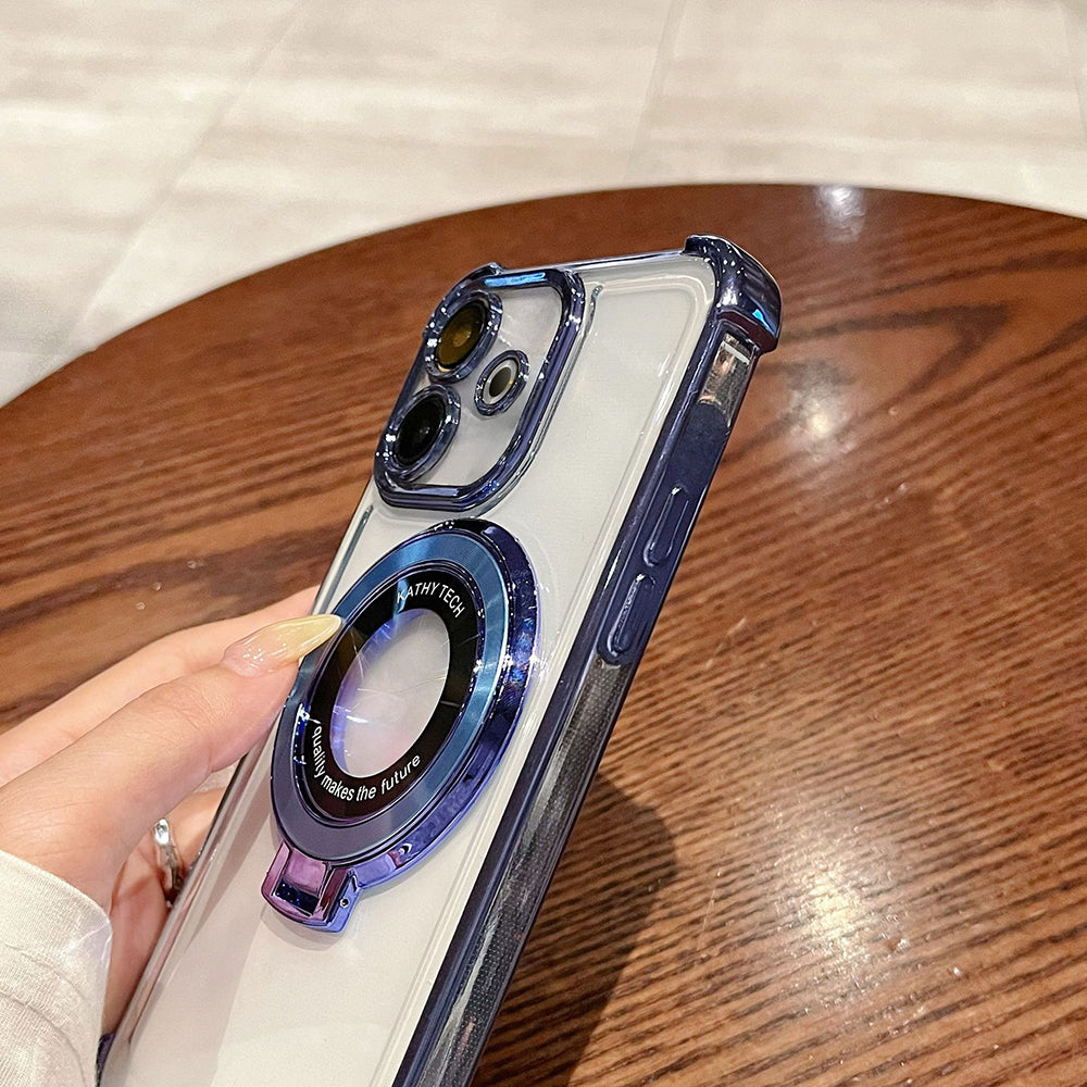 metallic ring stand case of Oppo a5 pro