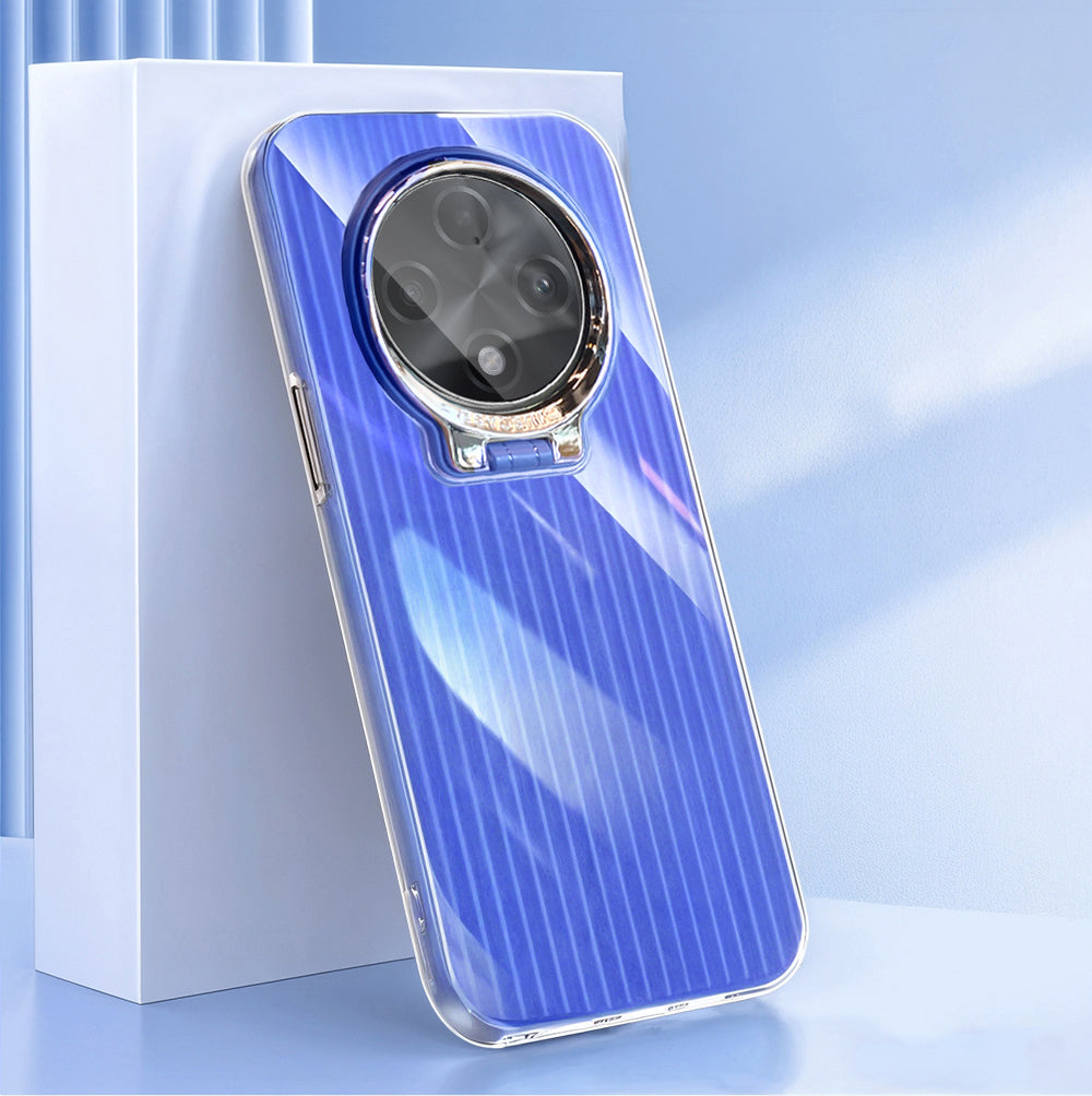 Oppo F27 Pro+ 5G Luxury Dual Layer Hybrid Camera Ring Stand Case