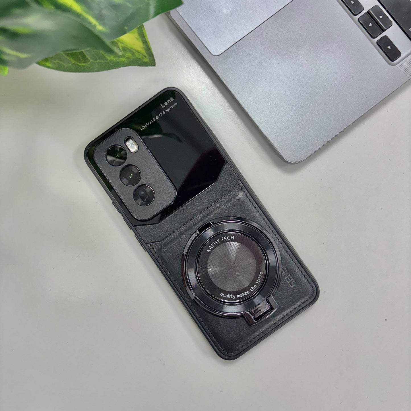 black Oppo Reno 12 5G cover
