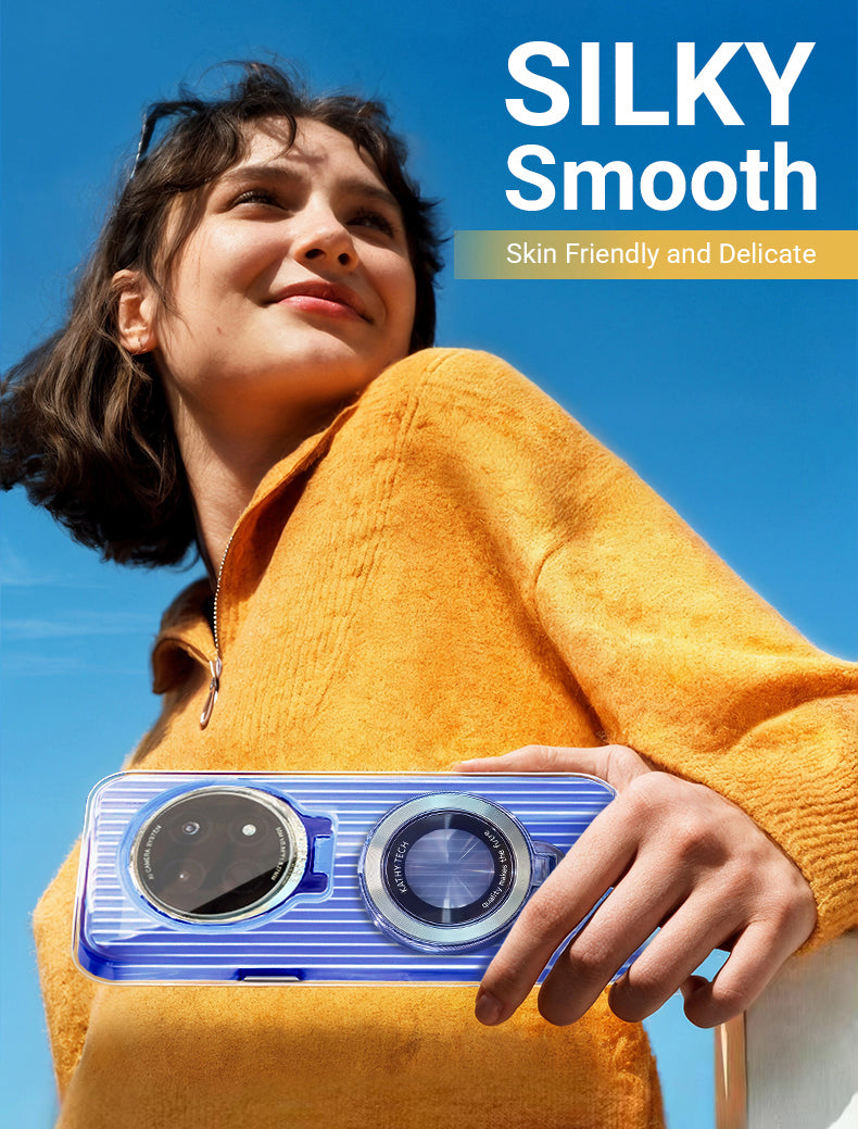 Oppo F29 Pro protective case with metallic ring holder