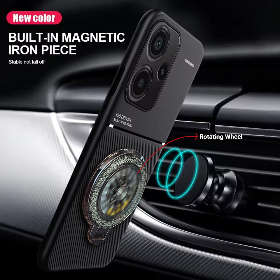 Redmi Note 13 Pro+ 5G Stress Buster Wheel Skin Feel Scratch Resistant Back Case
