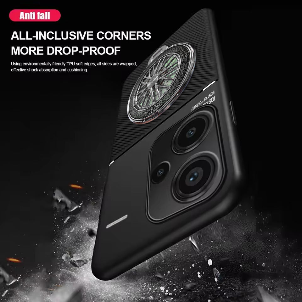 Redmi Note 13 Pro+ 5G Stress Buster Wheel Skin Feel Scratch Resistant Back Case