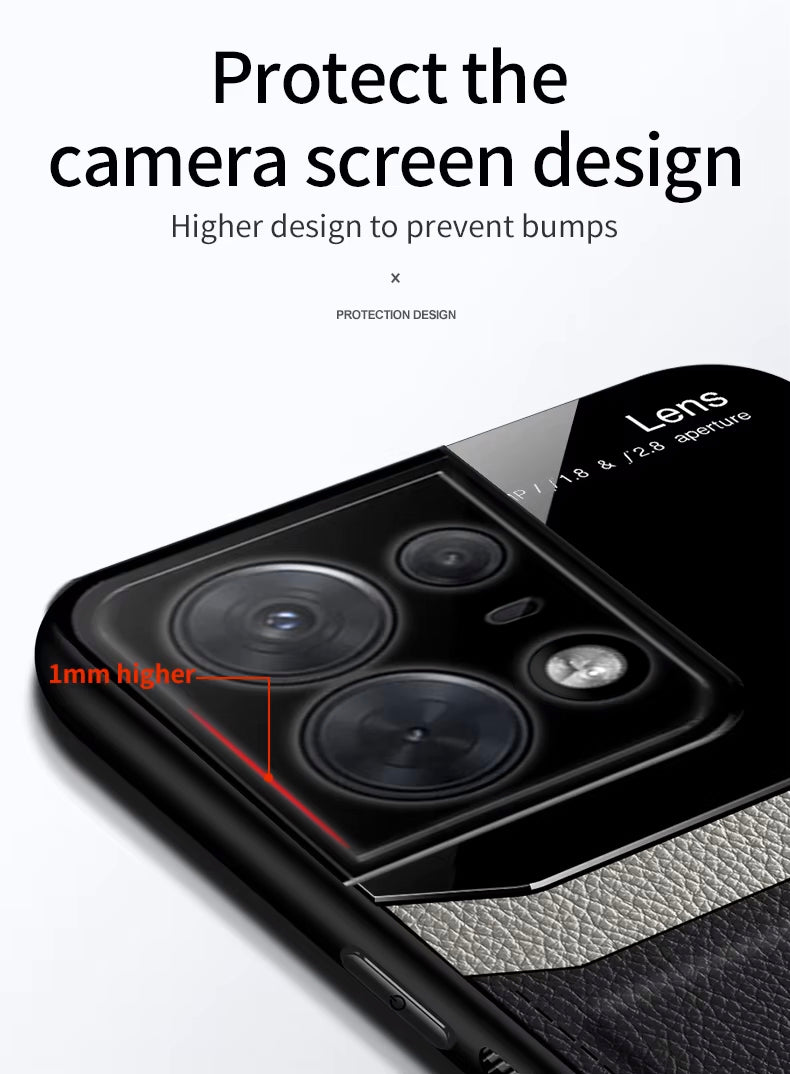 Motorola Edge 50 Pro 5G Premium Leather Lens Protective Case