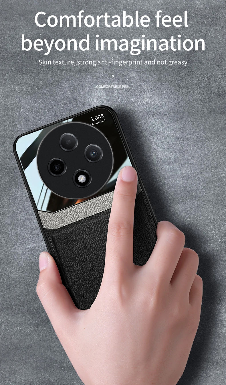 soft touch leather case for Oppo F27 Pro 5G
