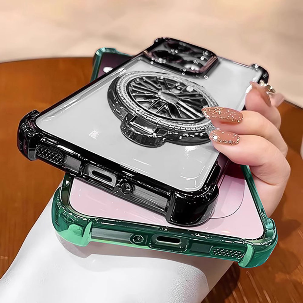 Oppo Reno14 5G Premium Stress Buster Wheel Rotating Shockproof Airbags Case