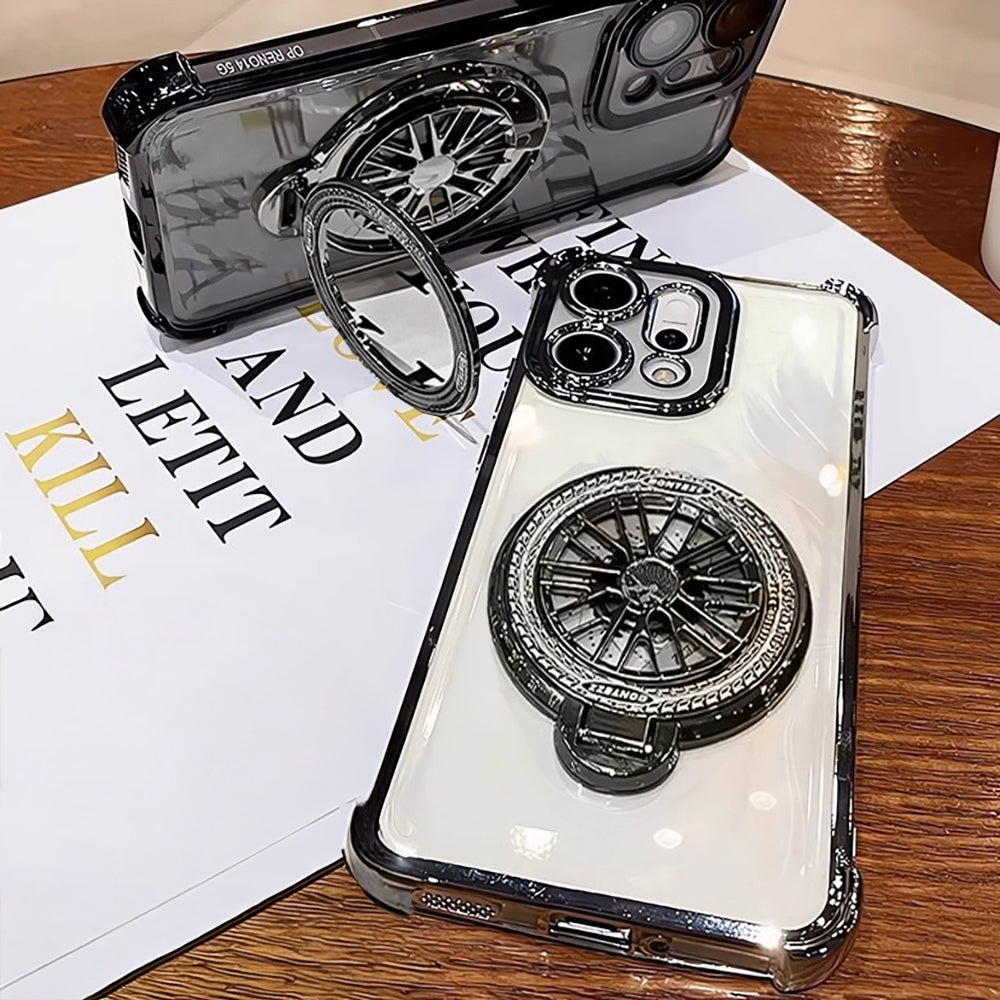 Oppo Reno14 5G Premium Stress Buster Wheel Rotating Shockproof Airbags Case