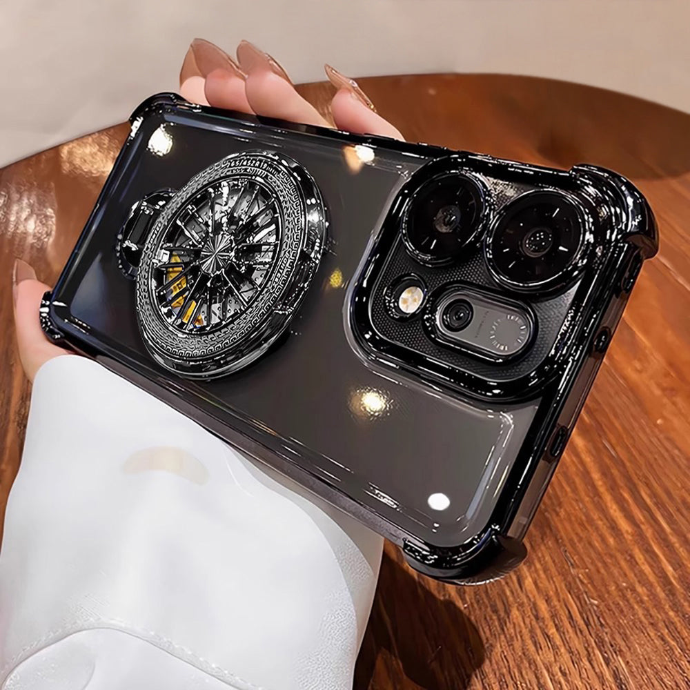 Oppo Reno14 5G Premium Stress Buster Wheel Rotating Shockproof Airbags Case