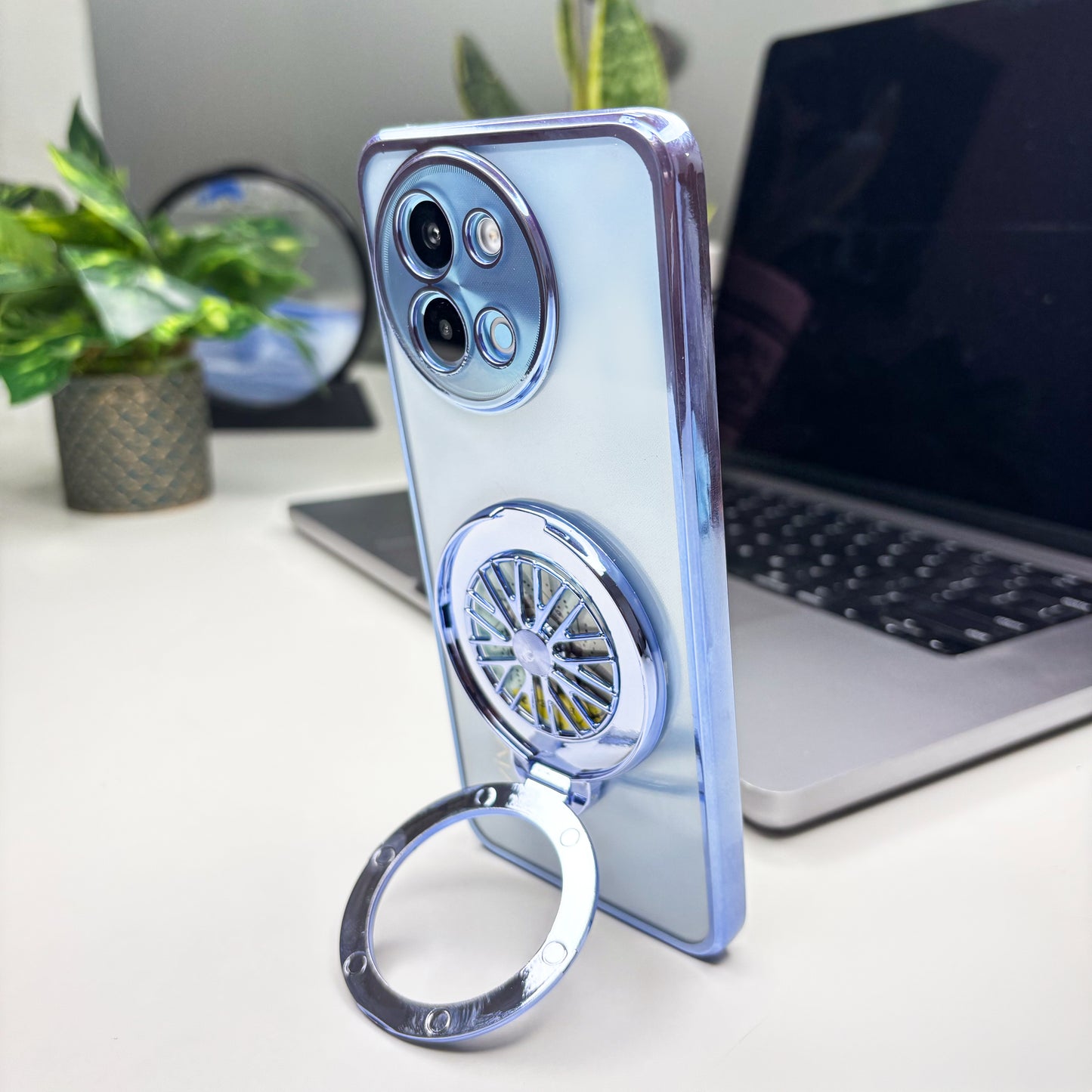 Vivo Y58 5G Ferrari Wheel Electroplating Case