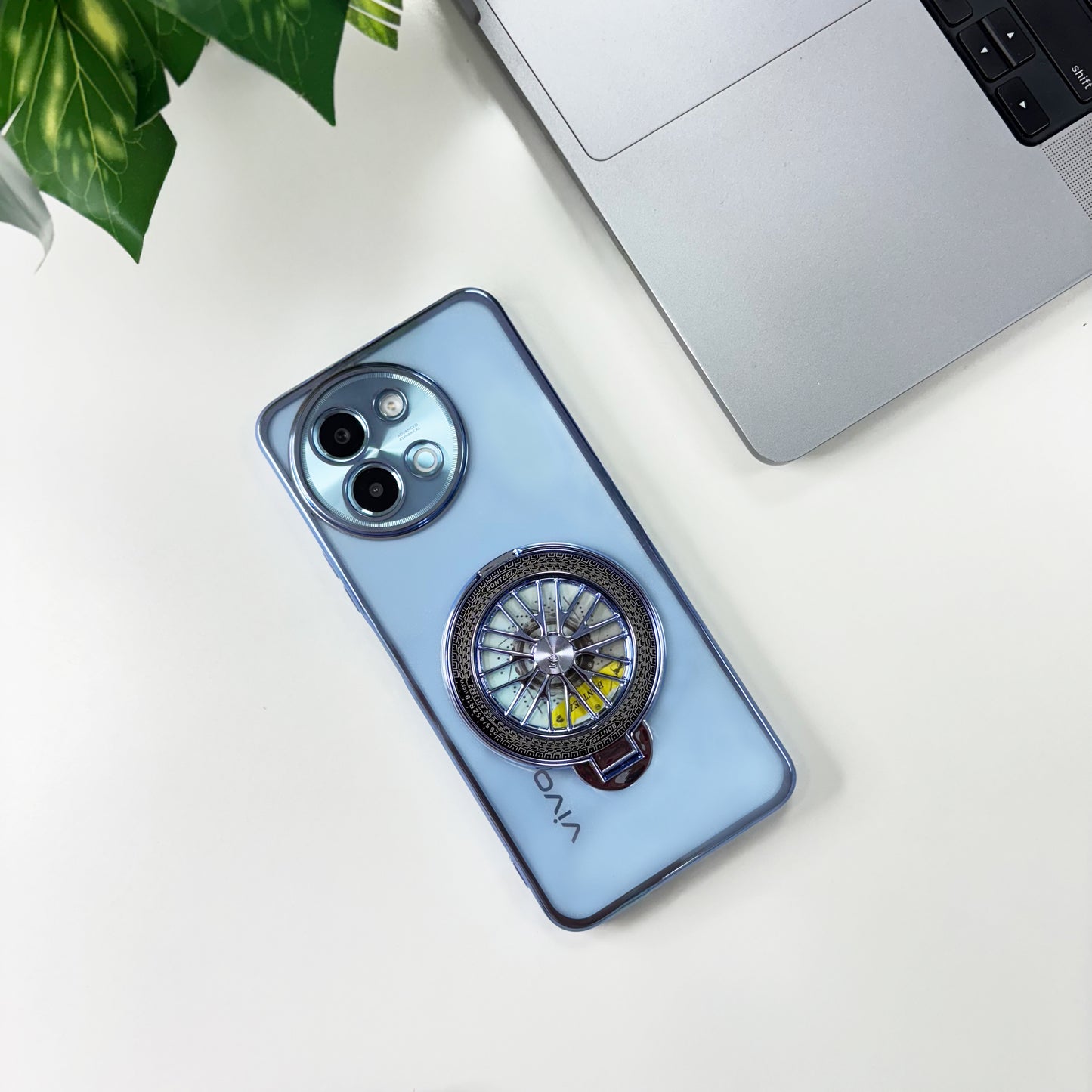 Vivo Y58 5G Ferrari Wheel Electroplating Case