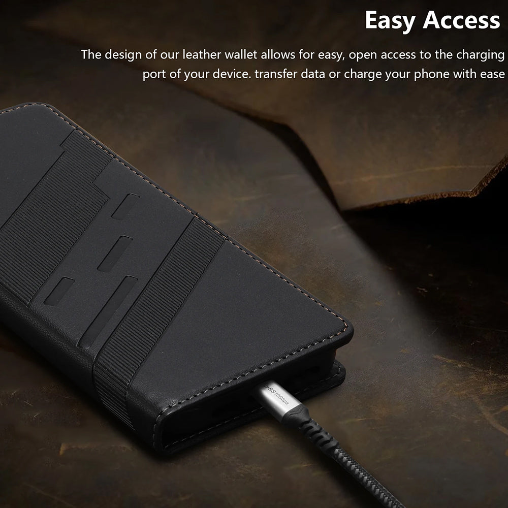 Stylish embossed wallet cover for Vivo T4 5G smartphone