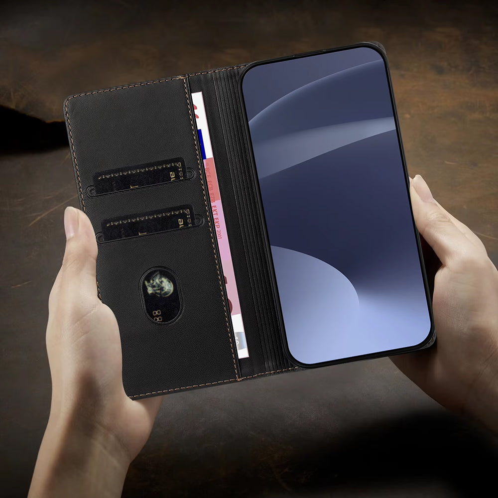 Magnetic wallet phone case for Vivo T4 5G with floral embossing