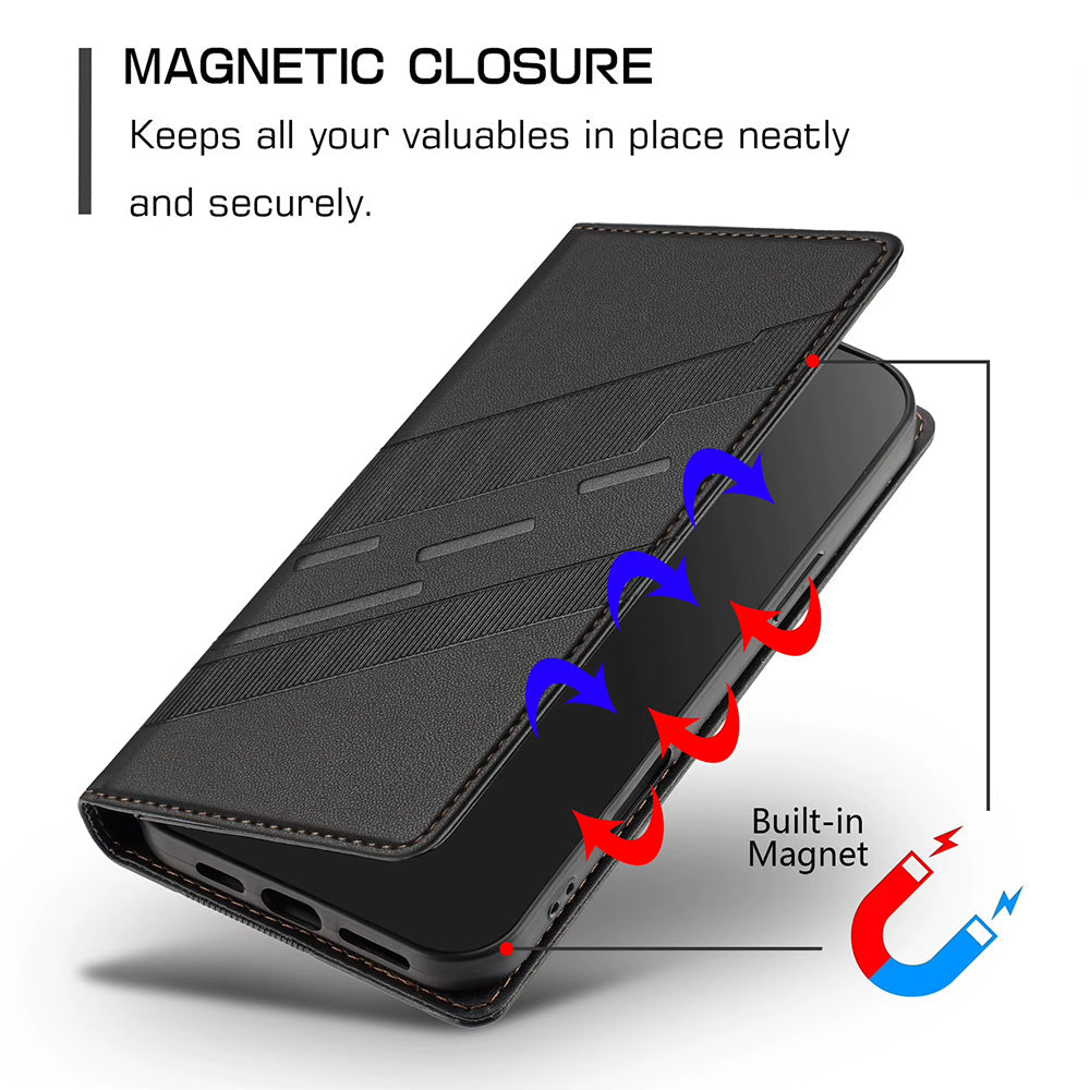 Vivo T4 5G retro PU leather case with full-body protection