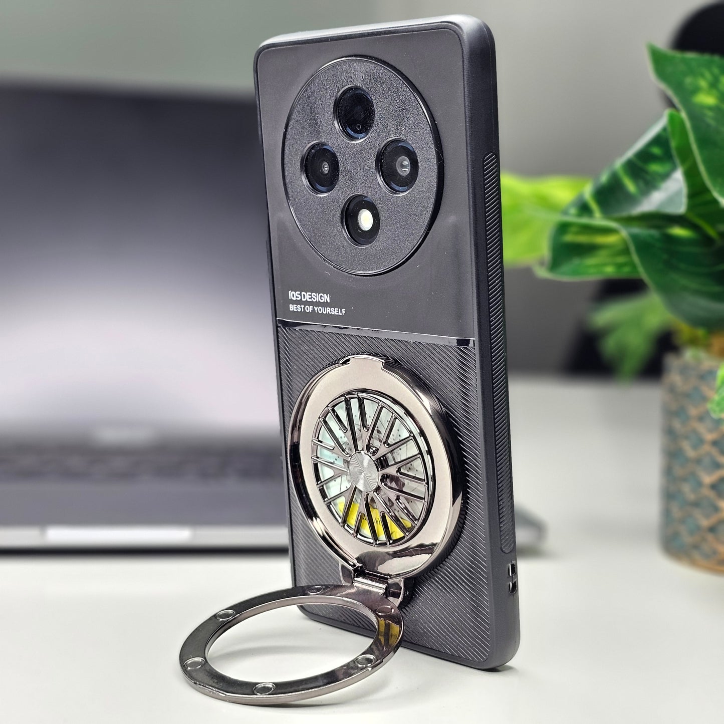 Oppo F27 Pro 5G case with a stand