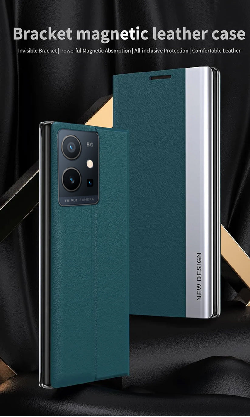 Vivo Y75 5G Flip Leather Case